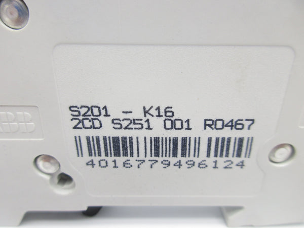 ABB S201-K16 16A 230/400V NSNP