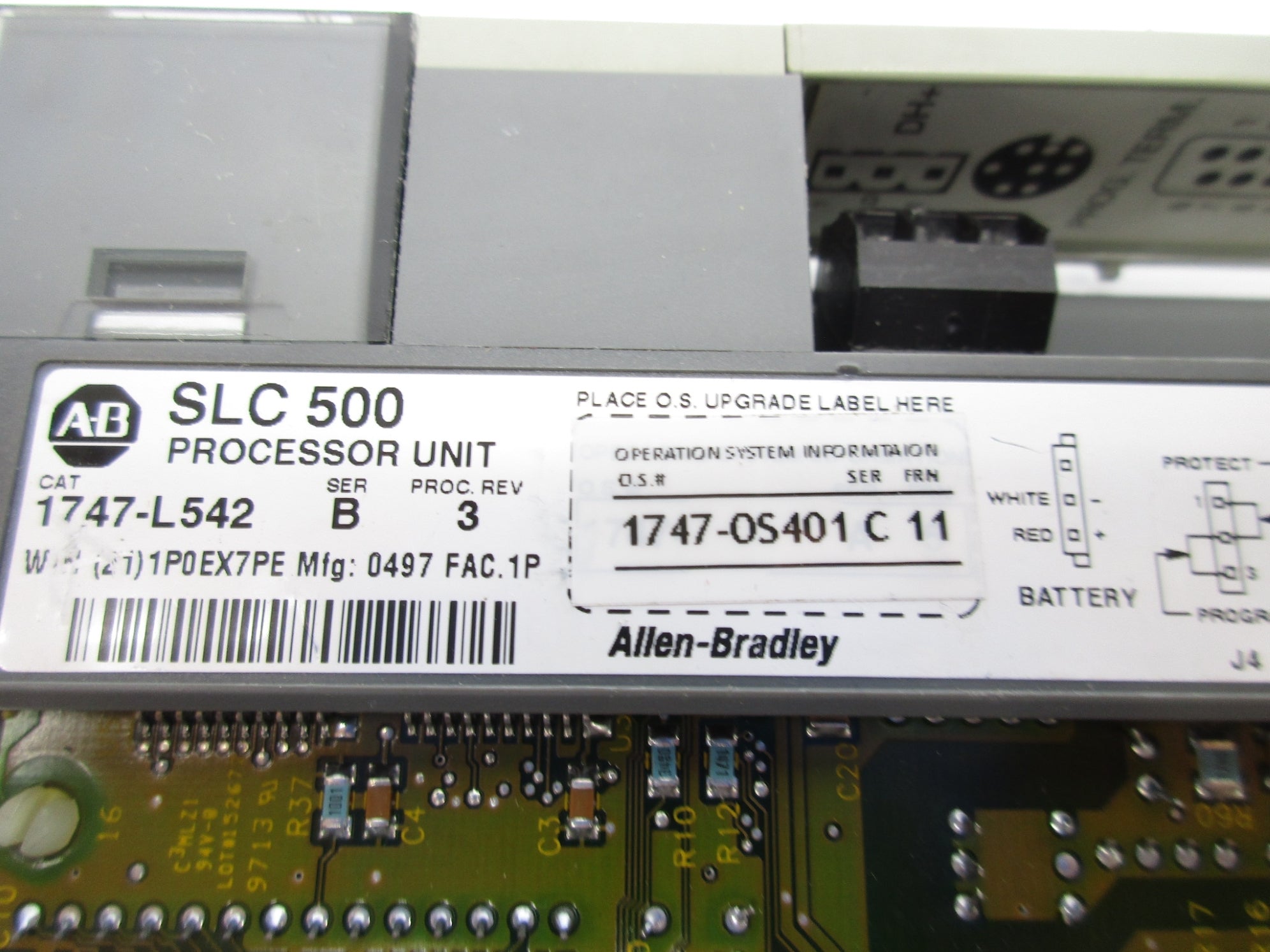 ALLEN BRADLEY 1747-L542 SER. B F/W 11 (NO KEY) NSNP