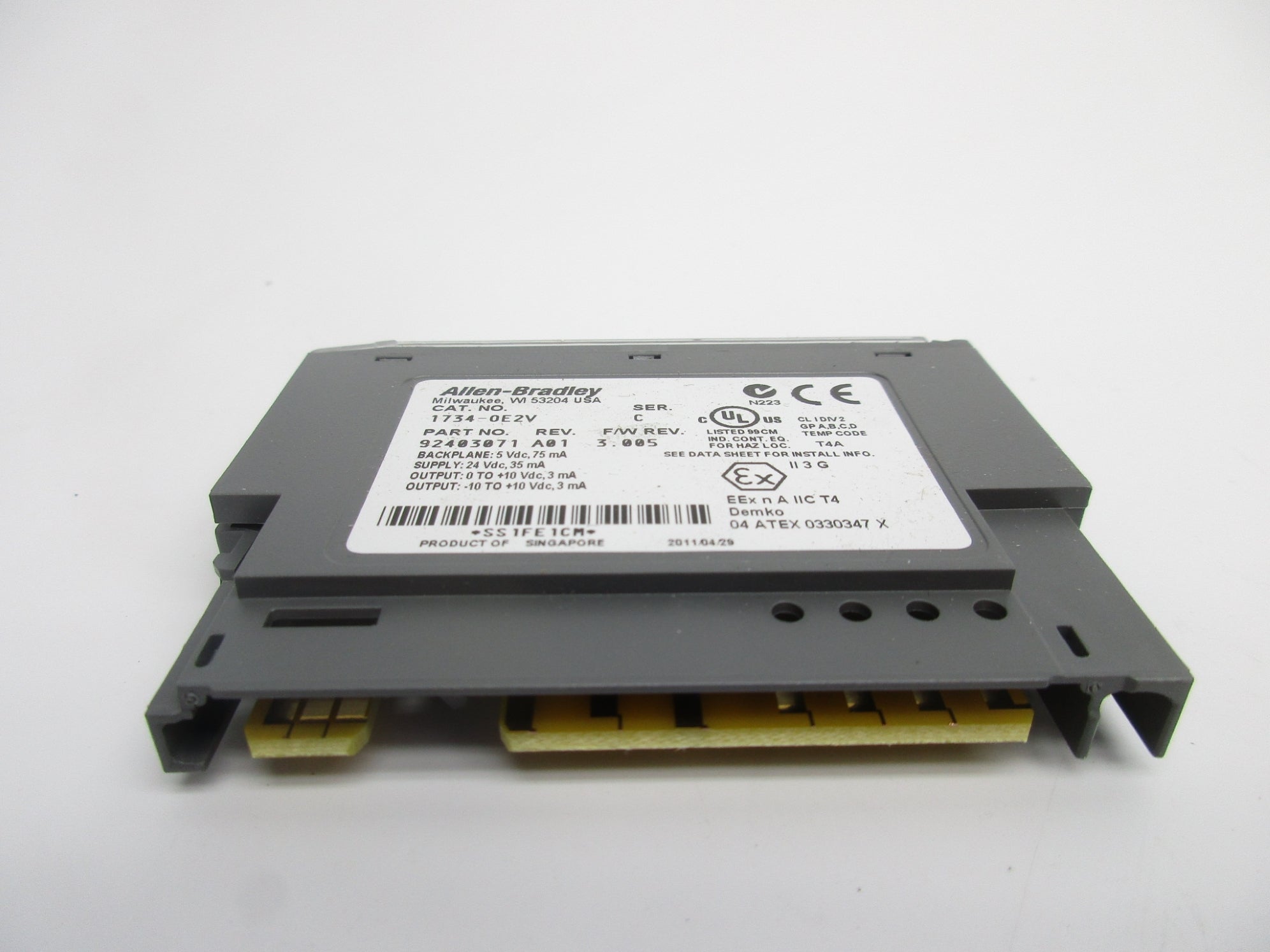 ALLEN BRADLEY 1734-OE2V SER. C F/W 3.005 NSMP