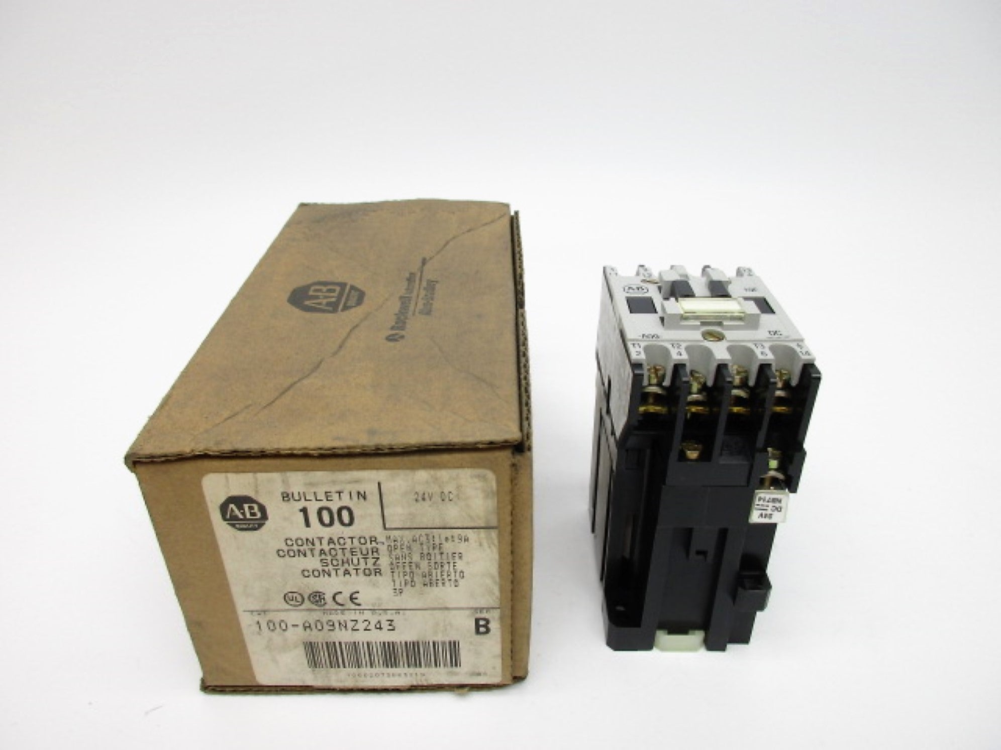 ALLEN BRADLEY 100-A09NZ243 SER. B 24VDC (BR/WH) NSMP