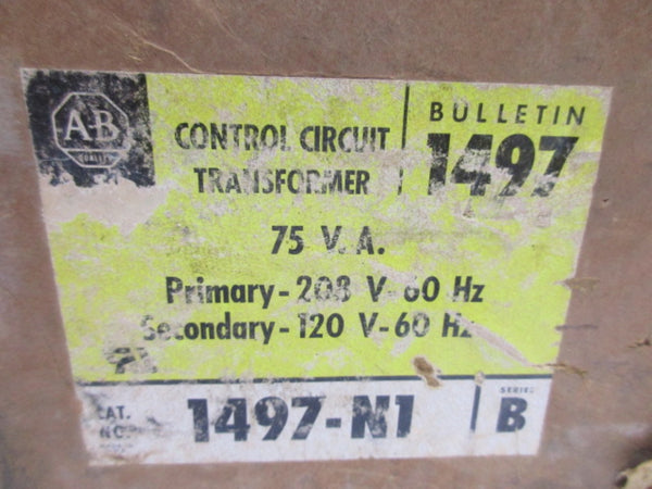 ALLEN BRADLEY 1497-N1 SER. B (BR/YL) NSMP