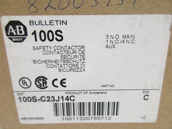 ALLEN BRADLEY 100S-C23J14C SER. C 24V (BR/WH) NSMP