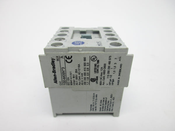 ALLEN BRADLEY 100-M05NJ3 SER. A 12A 24V NSNP