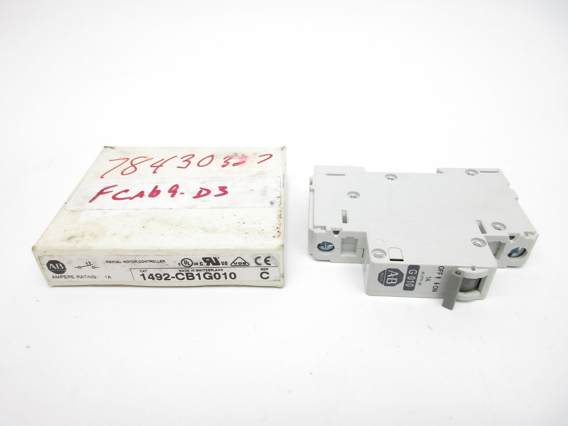 ALLEN BRADLEY 1492-CB1G010 SER. C 277V 1A NSMP