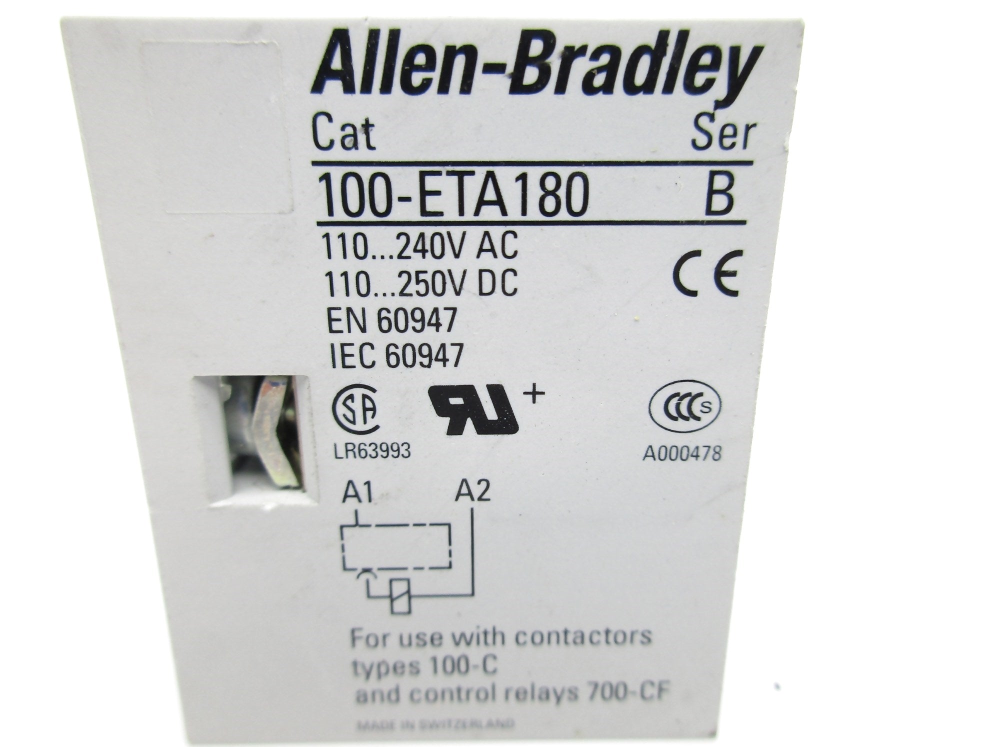 ALLEN BRADLEY 100-ETA180 SER. B NSNP