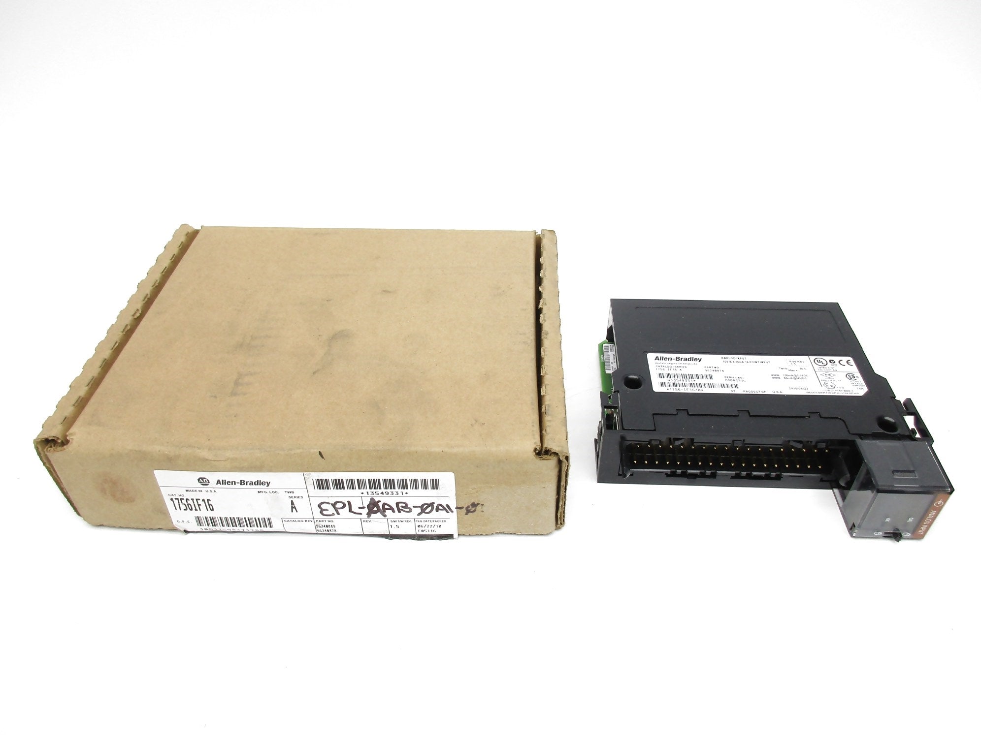 ALLEN BRADLEY 1756-IF16 SER. A F/W 1.5 24VDC NSMP