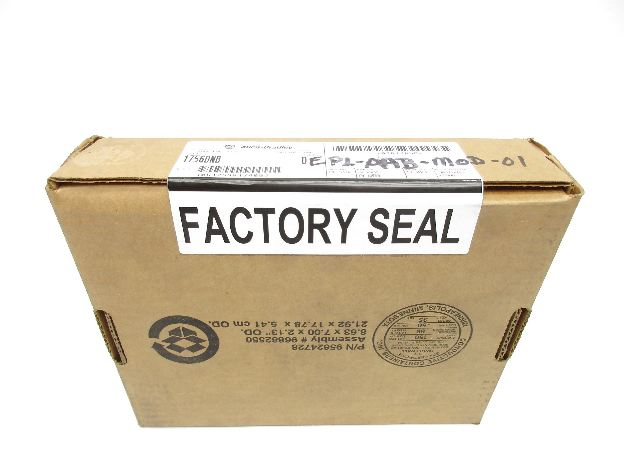 ALLEN BRADLEY 1756-DNB SER. D F/W 11.003 DATE: 2009 NSFS