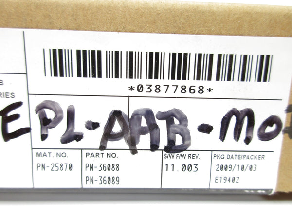 ALLEN BRADLEY 1756-DNB SER. D F/W 11.003 DATE: 2009 NSFS