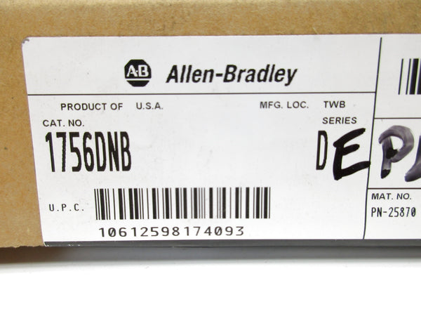 ALLEN BRADLEY 1756-DNB SER. D F/W 11.003 DATE: 2009 NSFS