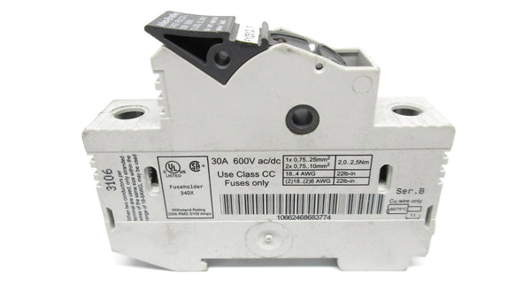 ALLEN BRADLEY 1492-FB1C30-L SER. B 600VAC/DC 30A NSNP