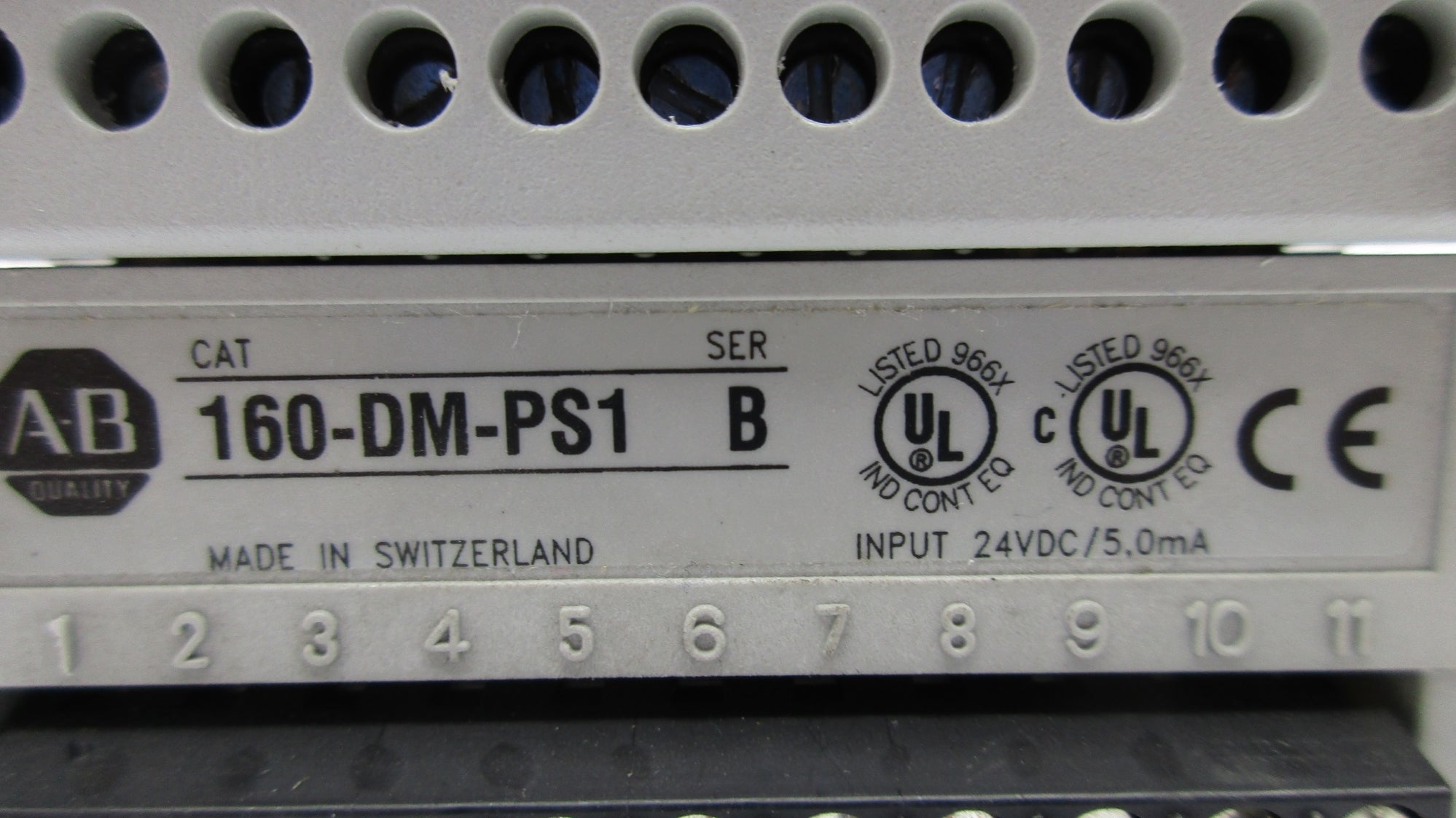 ALLEN BRADLEY 160-AA03NPS1 SER. C F/W 7.05 NSNP