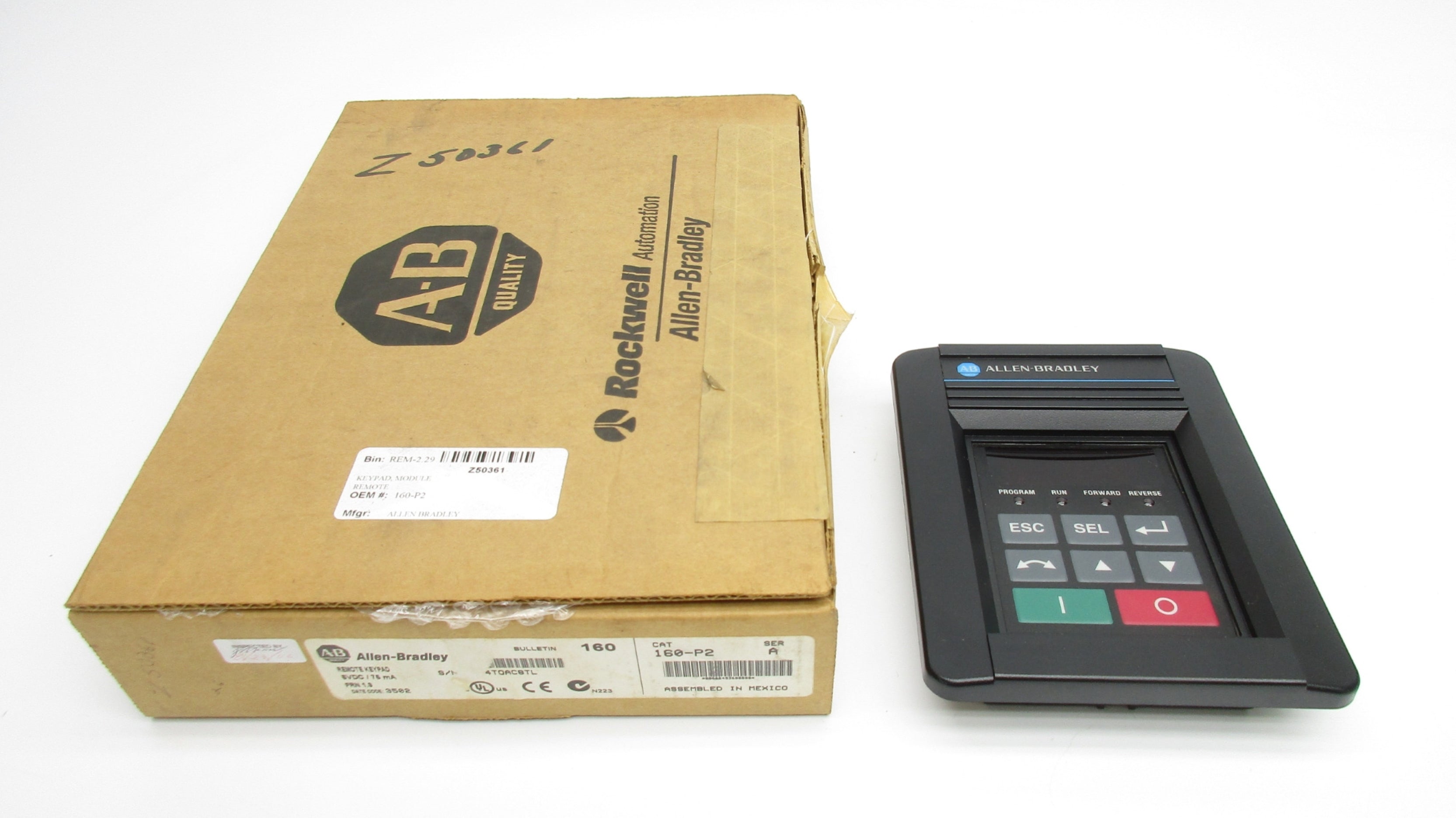 ALLEN BRADLEY 160-P2 SER. A F/W 1.9 (BR/WH) NSMP