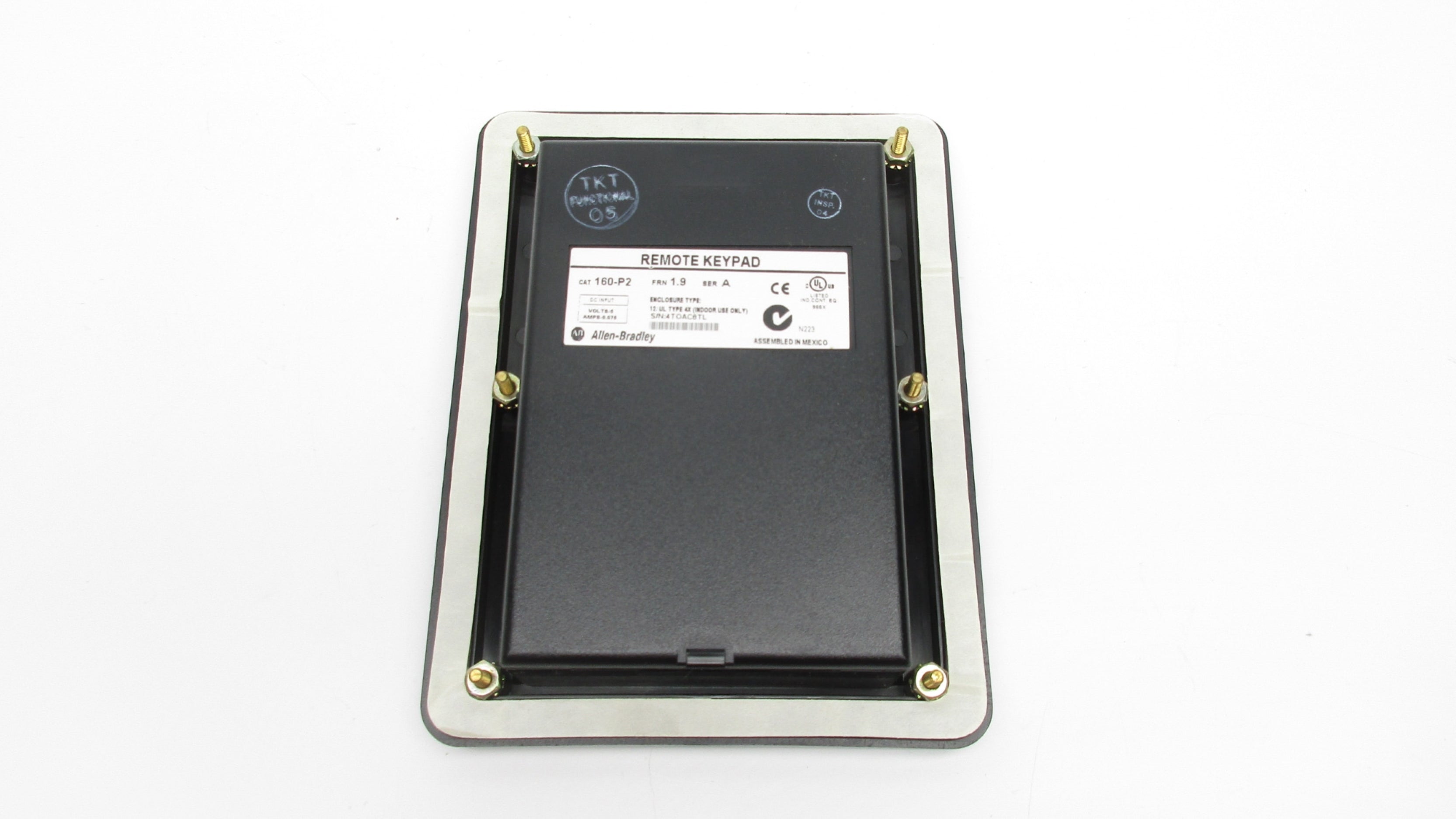 ALLEN BRADLEY 160-P2 SER. A F/W 1.9 (BR/WH) NSMP