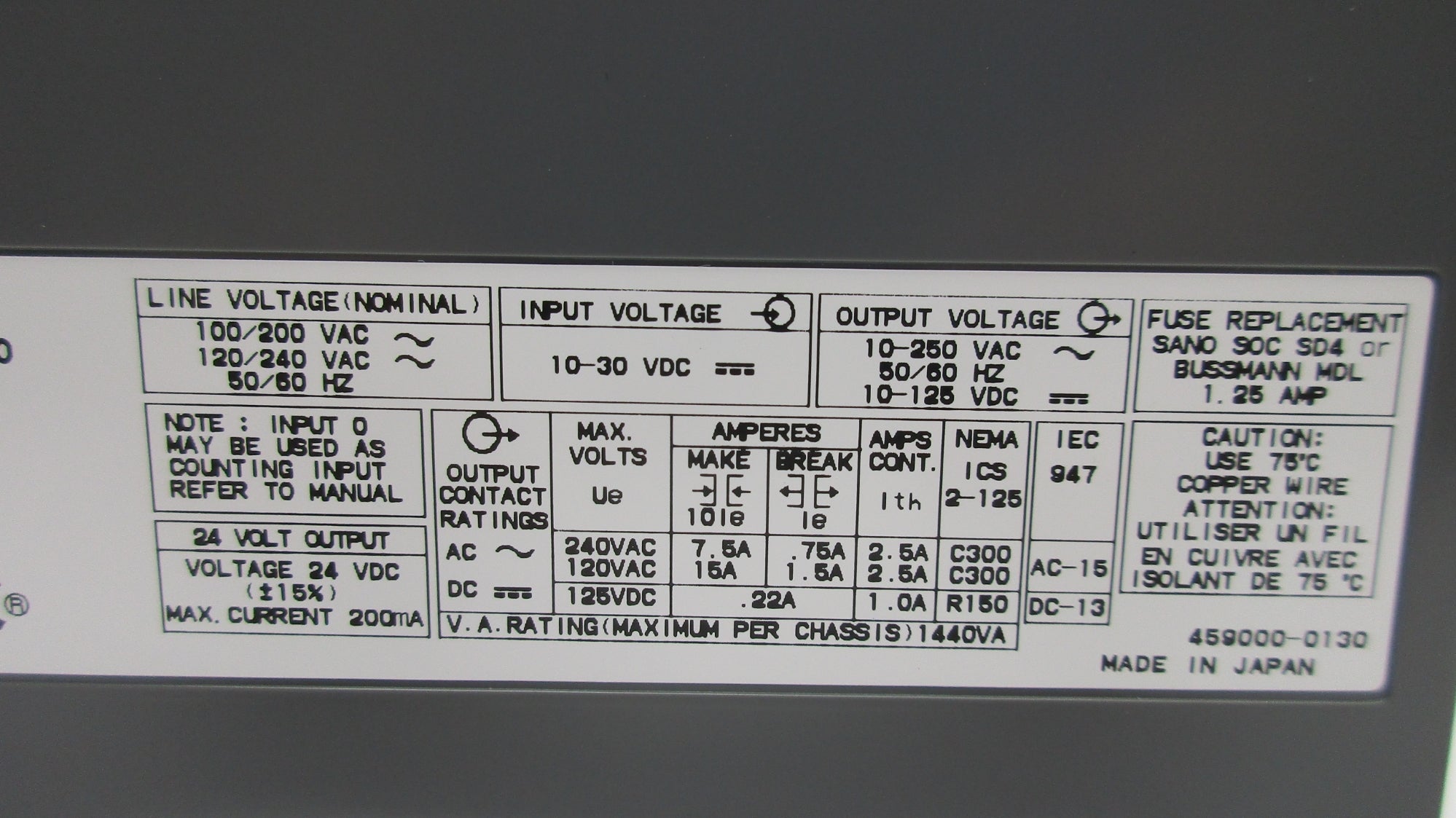 ALLEN BRADLEY 1747-L20C SER. C F/W 6 NSNP