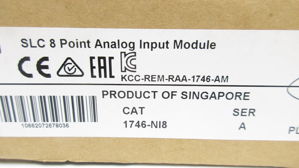 ALLEN BRADLEY 1746-NI8 SER. A F/W 2.0 DATE: 2015 NSFS