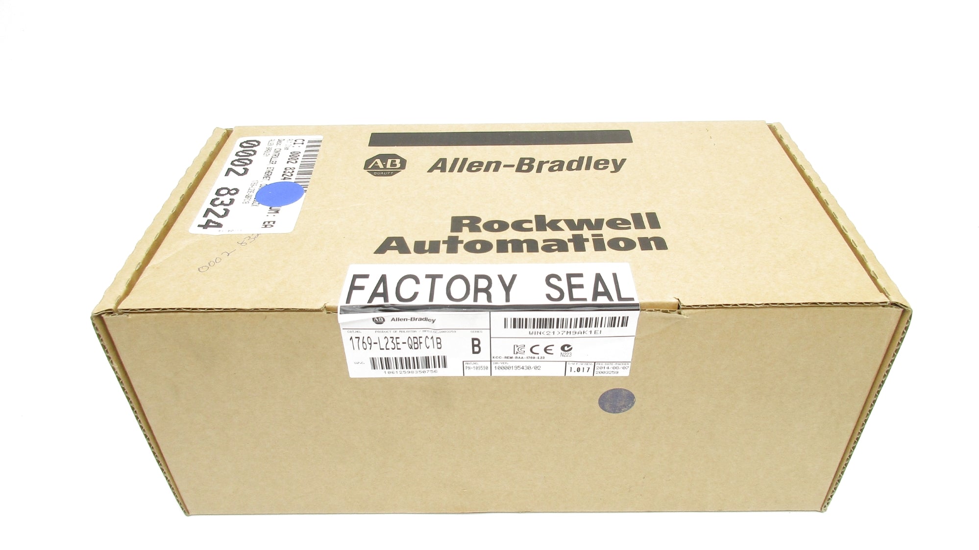 ALLEN BRADLEY 1769-L23E-QBFC1B SER. B F/W 1.017 DATE: 2014 NSFS