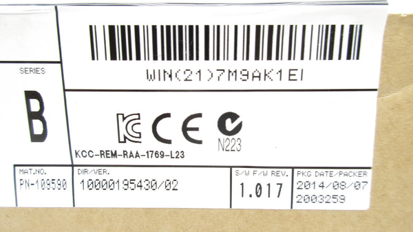 ALLEN BRADLEY 1769-L23E-QBFC1B SER. B F/W 1.017 DATE: 2014 NSFS