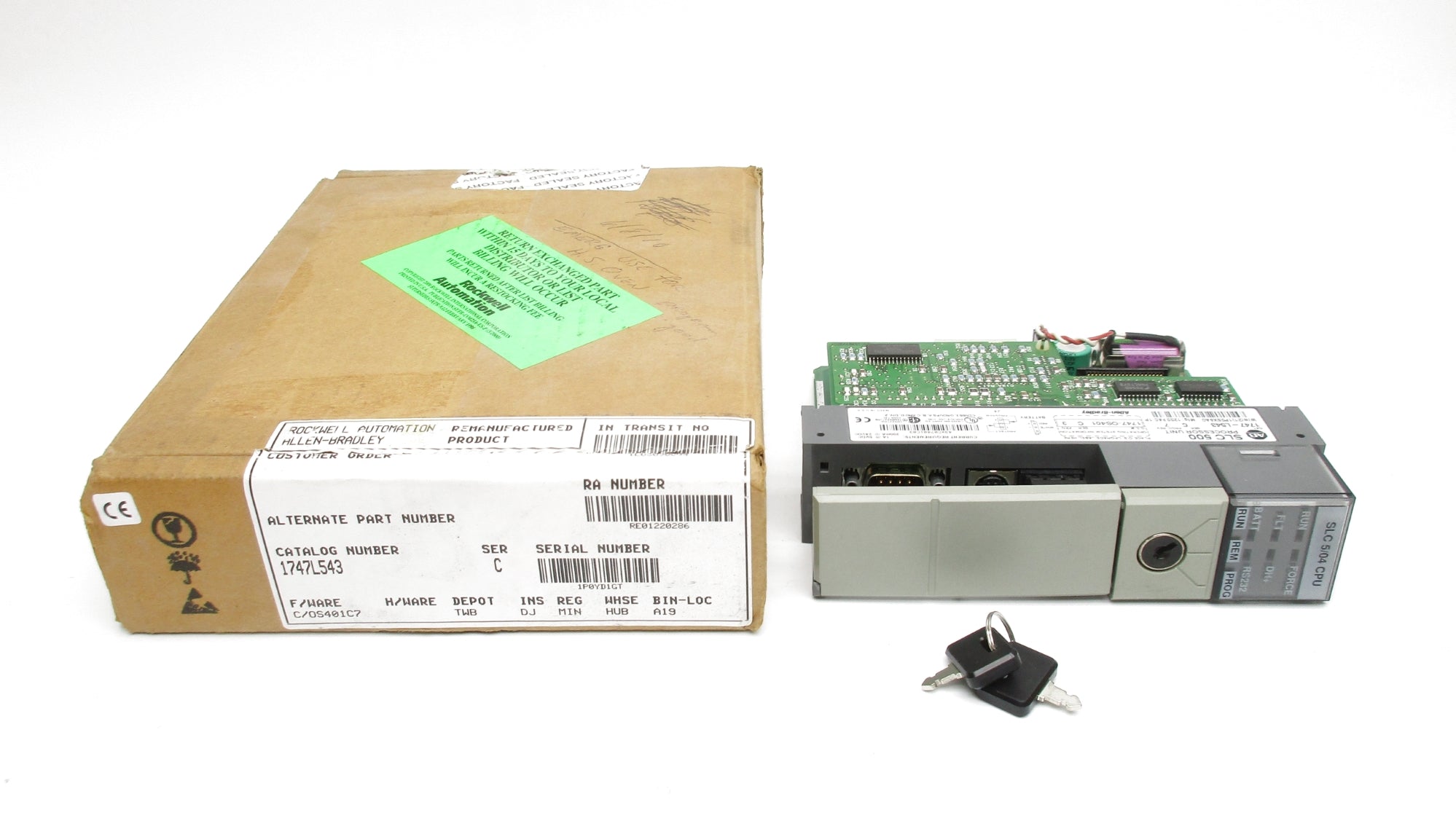 ALLEN BRADLEY 1747-L543 SER. C F/W 3 24VDC REMAN