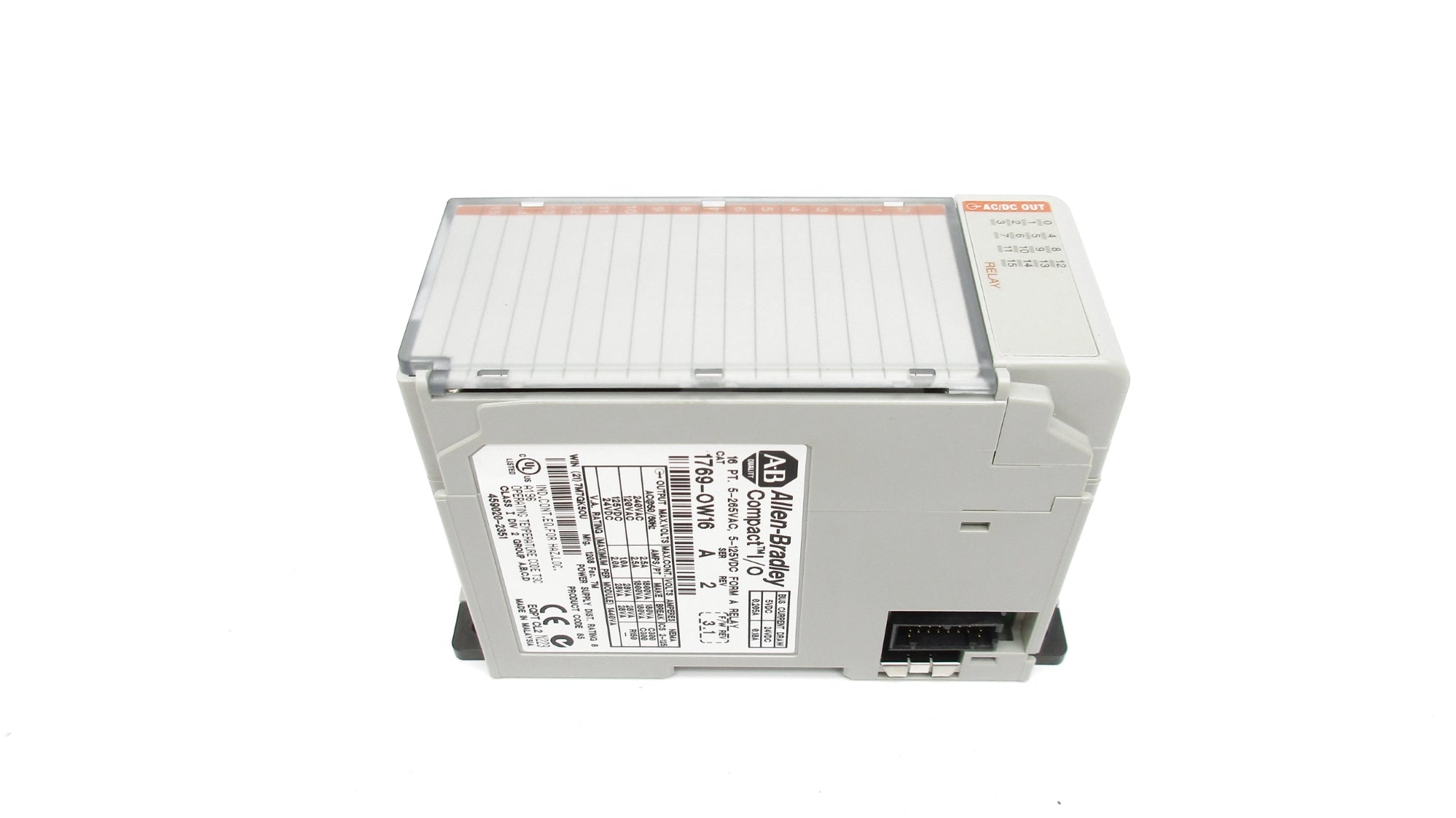 ALLEN BRADLEY 1769-OW16 SER. A F/W 3.1 5-265VAC REV. 2 NSMP