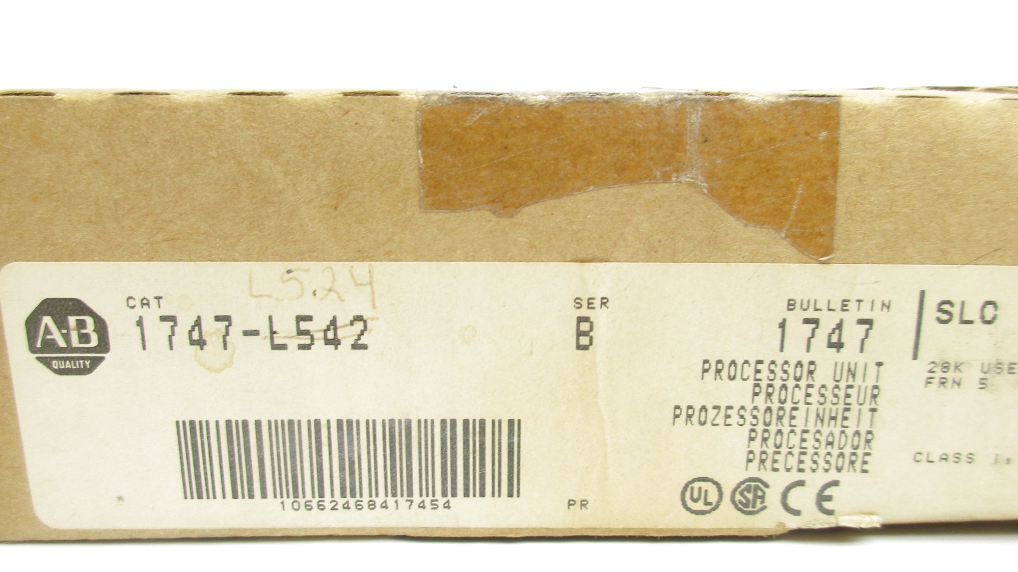 ALLEN BRADLEY 1747-L542 SER. B F/W 7 NSMP