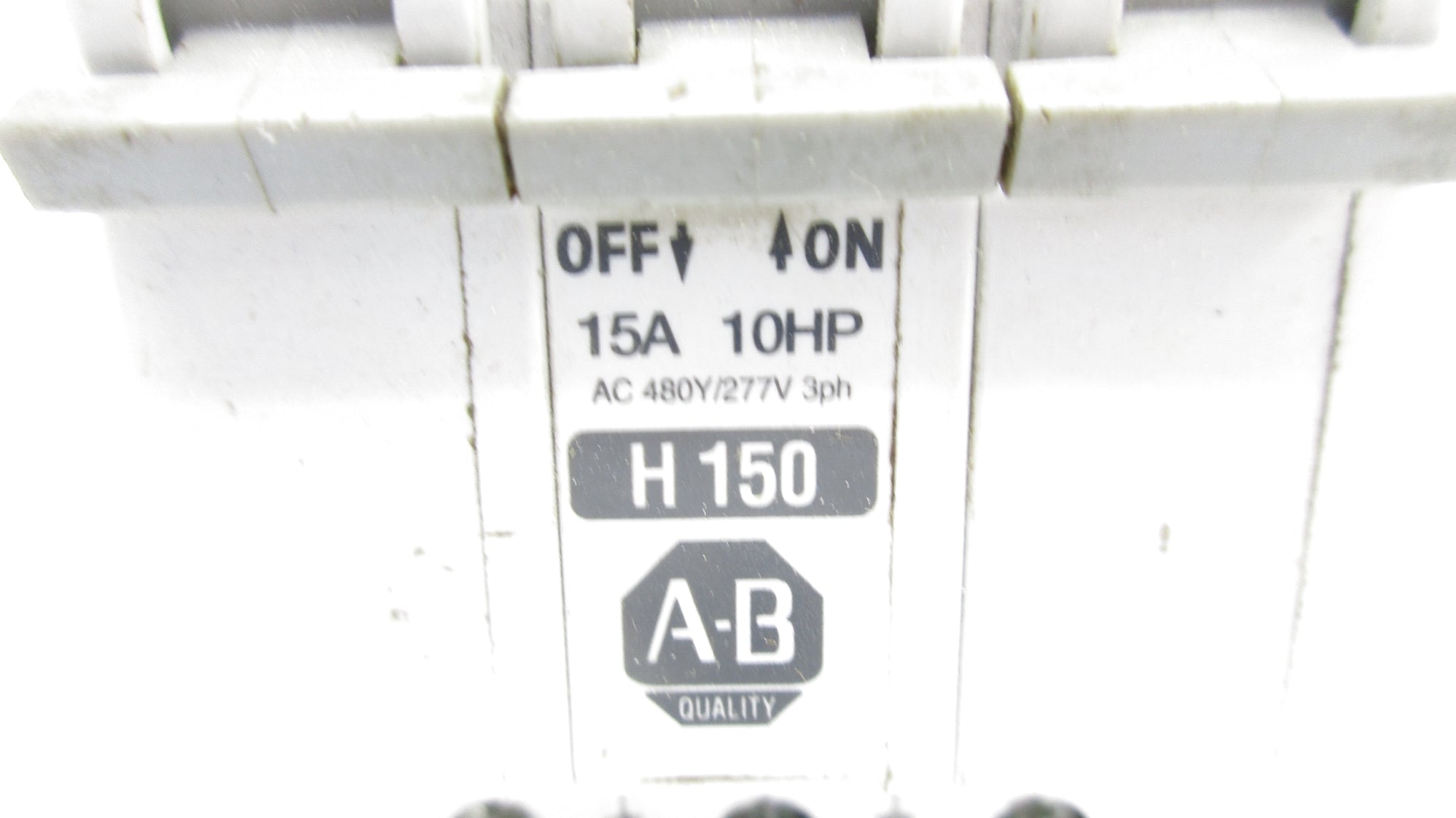 ALLEN BRADLEY 1492-CB3H150 SER. C 15A 277VAC NSNP