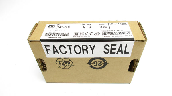 ALLEN BRADLEY 1762-IA8 SER. A DATE: 2016 NSFS