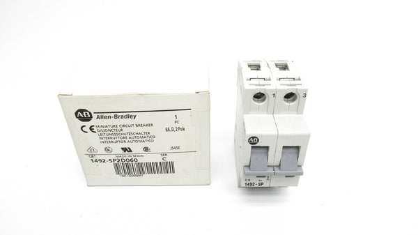 ALLEN BRADLEY 1492-SP2D060 SER. C 6A 277VAC (WH) NSMP