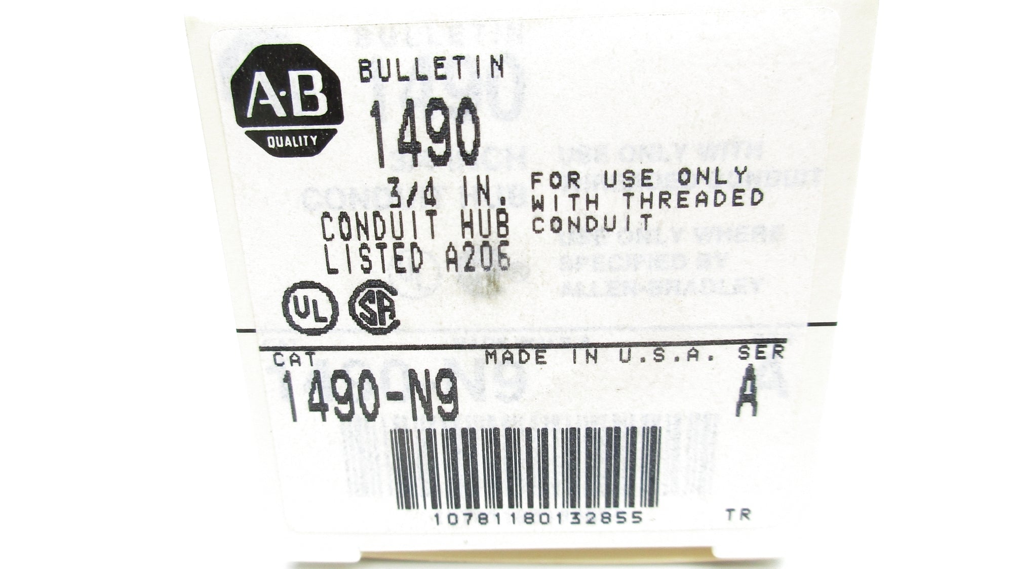 ALLEN BRADLEY 1490-N9 SER. A 3/4" (GY/BL) NSMP