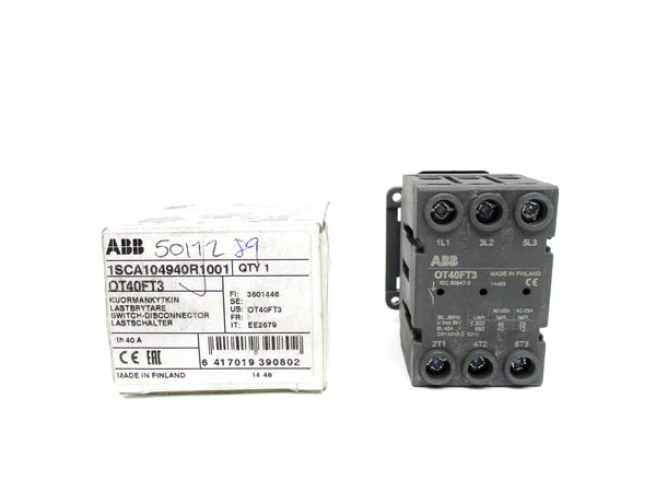 ABB OT40FT3 1SCA104940R1001 690V 40A NSMP