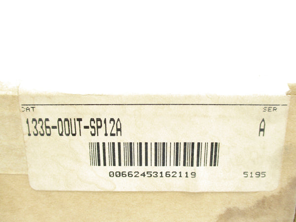 ALLEN BRADLEY 1336-QOUT-SP12A SER. A (BR/WH) NSFS