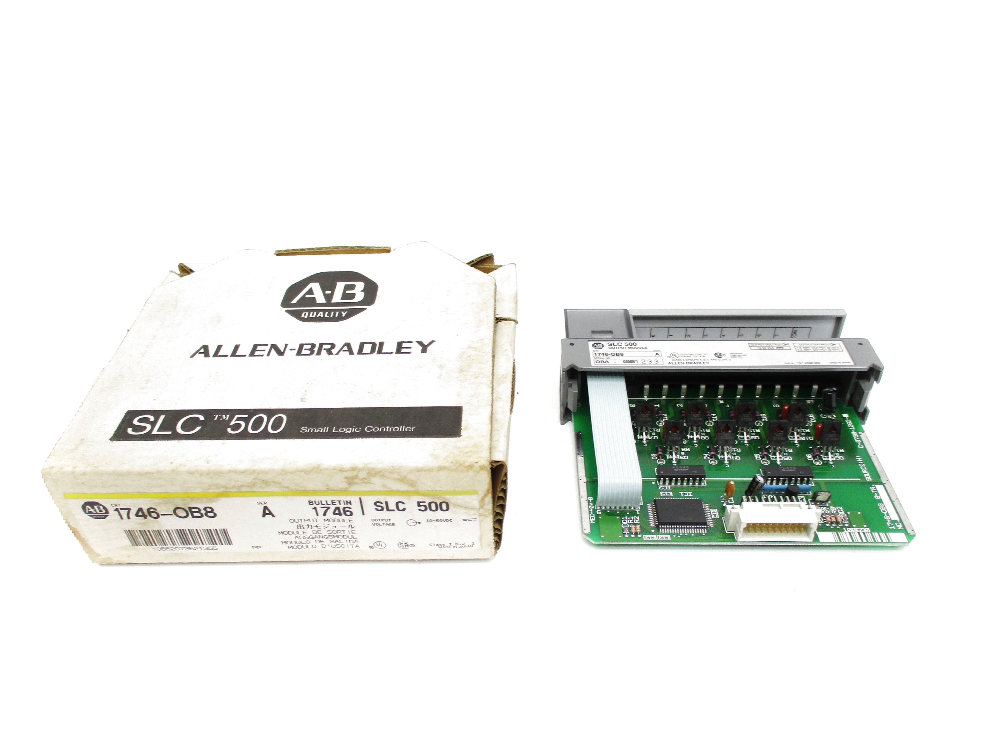 ALLEN BRADLEY 1746-OB8 SER. A 10-50VDC (WH) NSMP