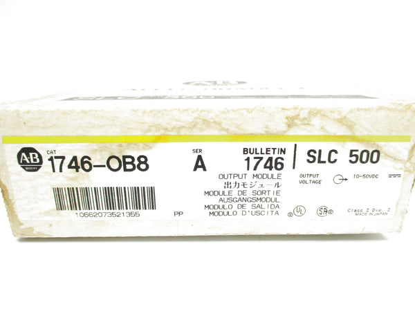 ALLEN BRADLEY 1746-OB8 SER. A 10-50VDC (WH) NSMP