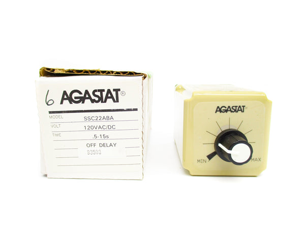 AGASTAT SSC22ABA .5-15S 10A 120VAC/DC NSMP