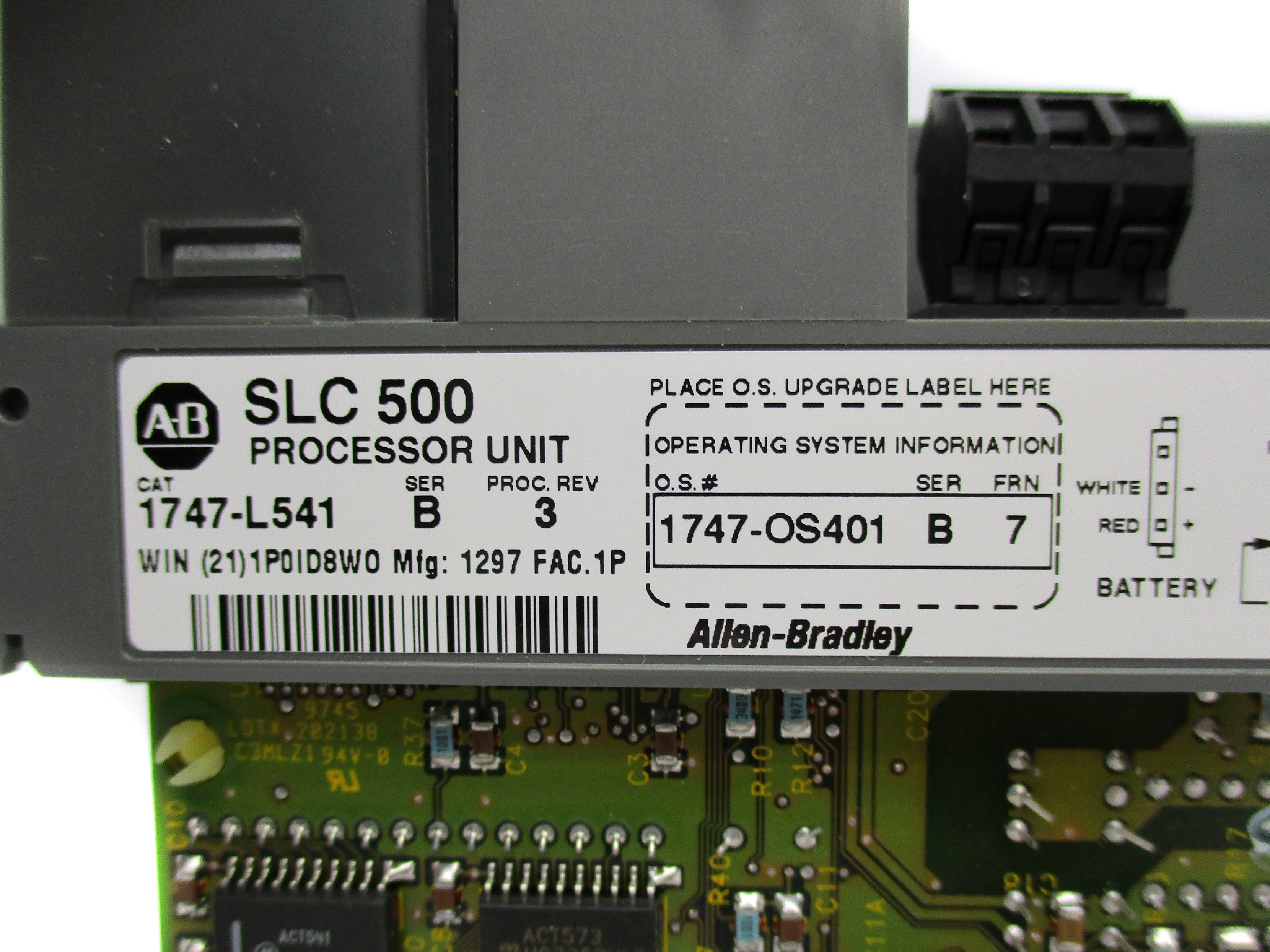 ALLEN BRADLEY 1747-L541 SER. B REV. 3 F/W 7 24VDC 1A NSNP