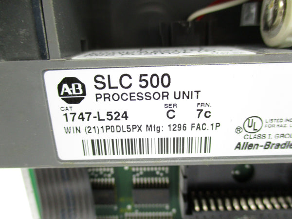 ALLEN BRADLEY 1747-L524 SER. C F/W 7C NSNP
