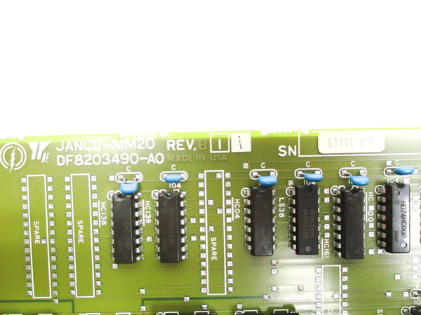 YASKAWA JANCD-MM20 DF8203490-A0 REV. B11 (AS PICTURED) NSNP