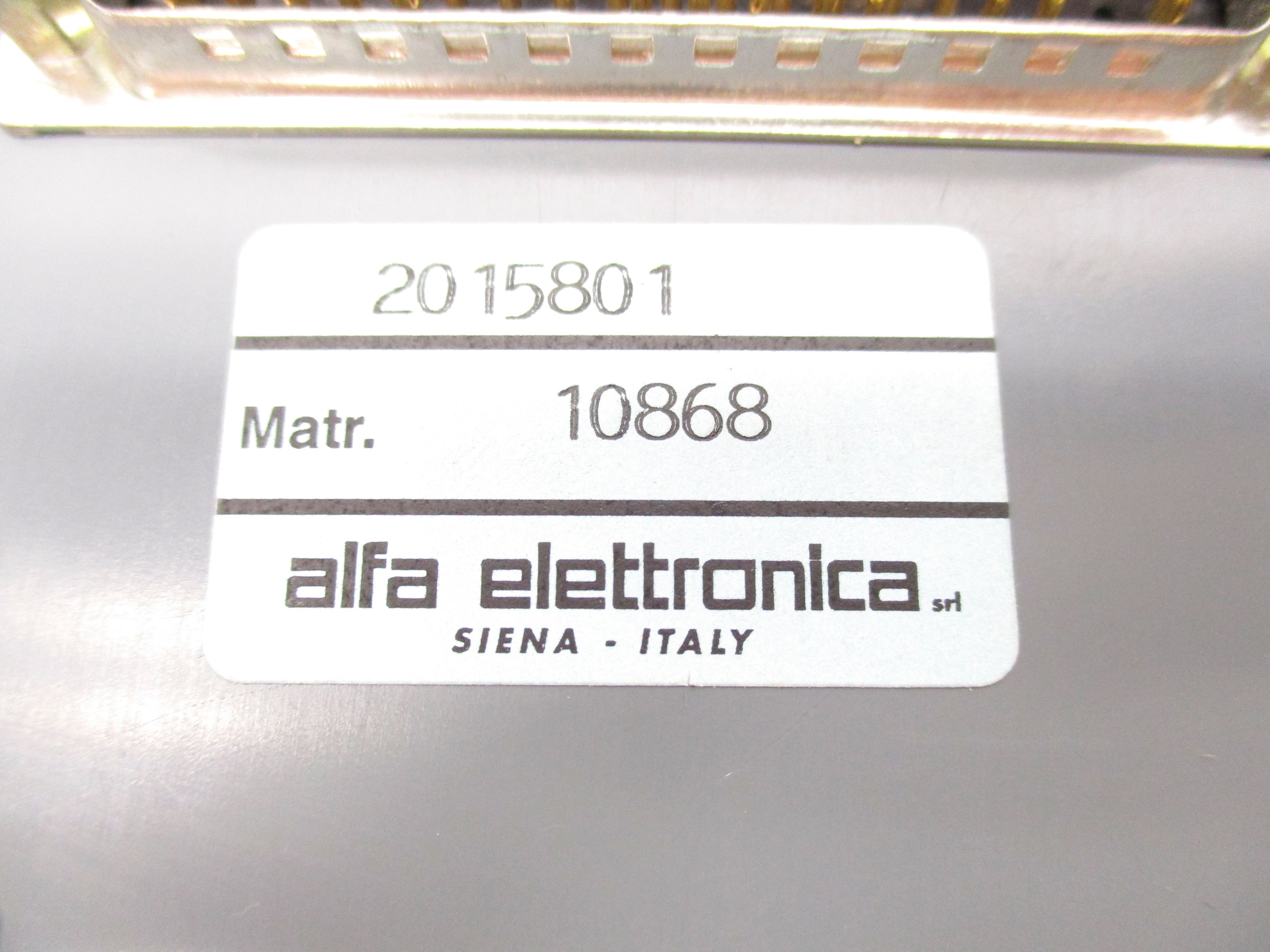 ALFA ELECTTRONICA 10868 2015801 UNMP