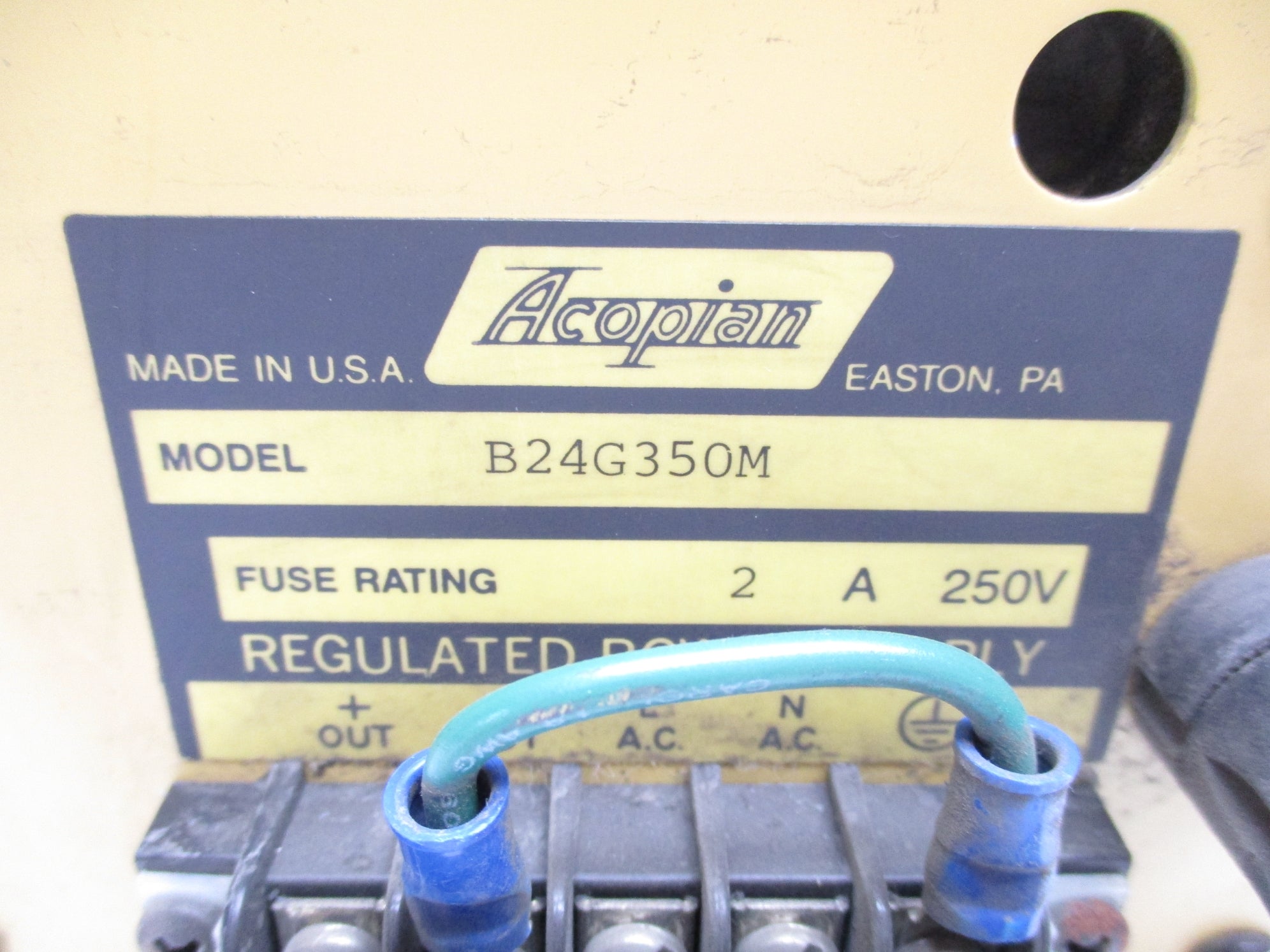 ACOPIAN B24G350M UNMP