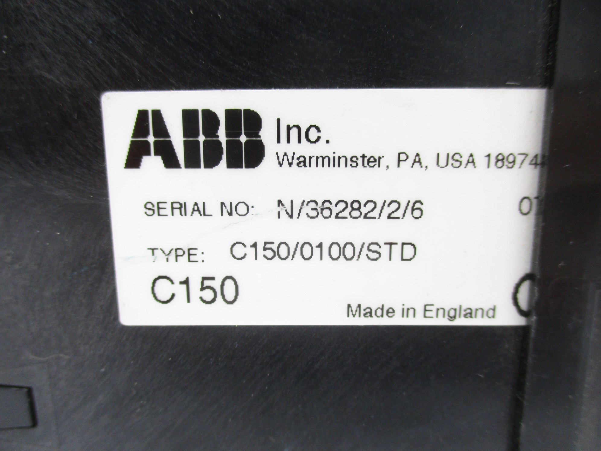 ABB C150/0100/STD (AS PICTURED) NSNP