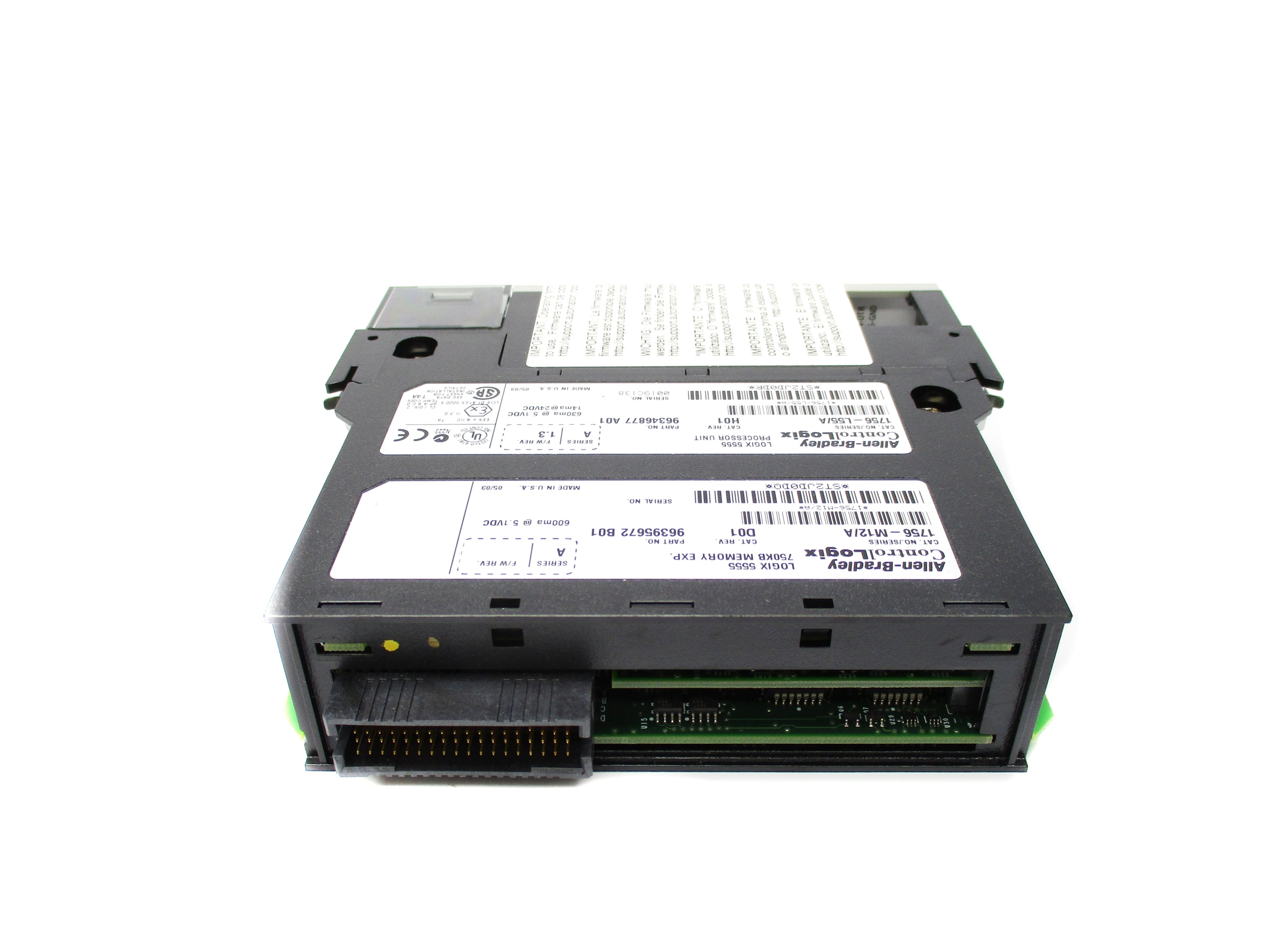 ALLEN BRADLEY 1756-L55M12 SER. A F/W 1.3 NSMP