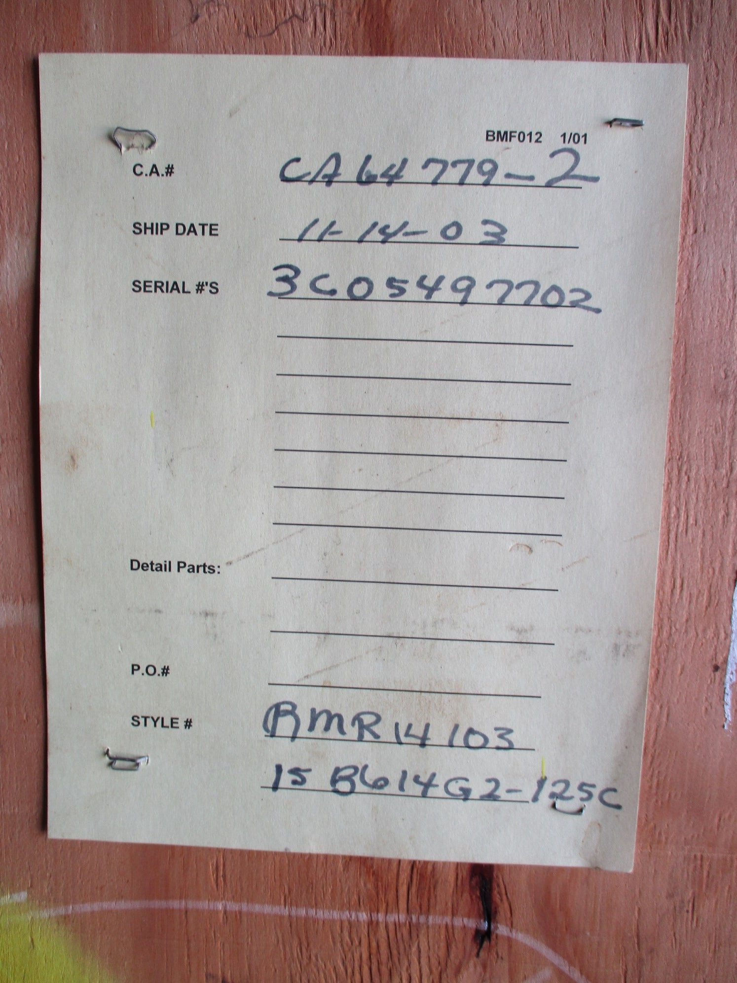 ABB RMR14103 15B614G2-125C REMAN