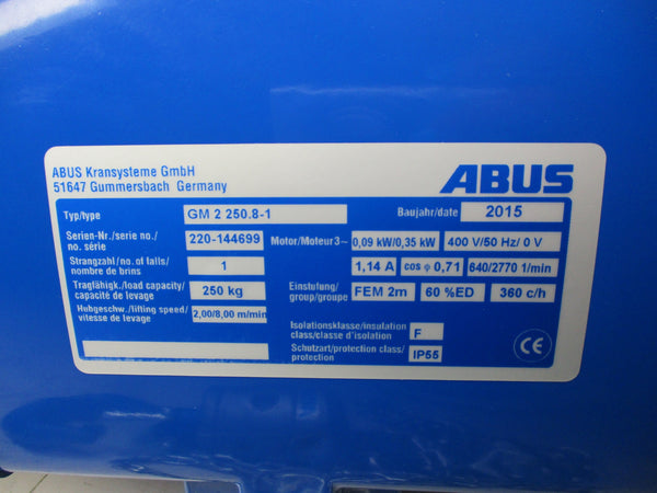 ABUS AB-16651876-0010 GM 2 250.8-1 NSMP