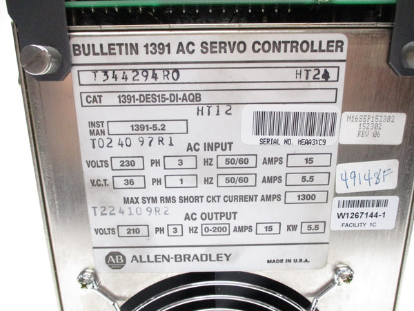 ALLEN BRADLEY 1391-DES15-DI-AQB NSNP