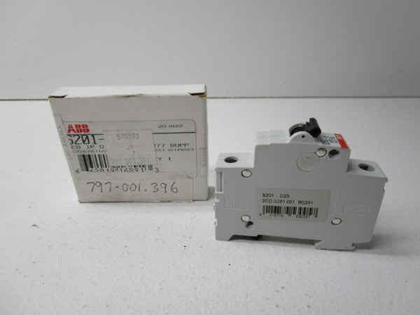 ABB S201-D25 230/400V 25A NSMP