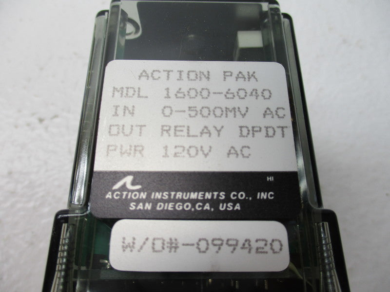 ACTION INSTRUMENTS MDL-1600-6040 120V NSMP