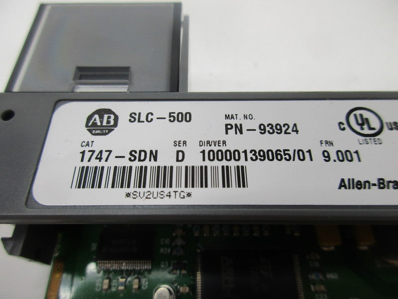 ALLEN BRADLEY 1747-SDN SER. D F/W 9.001 NSNP