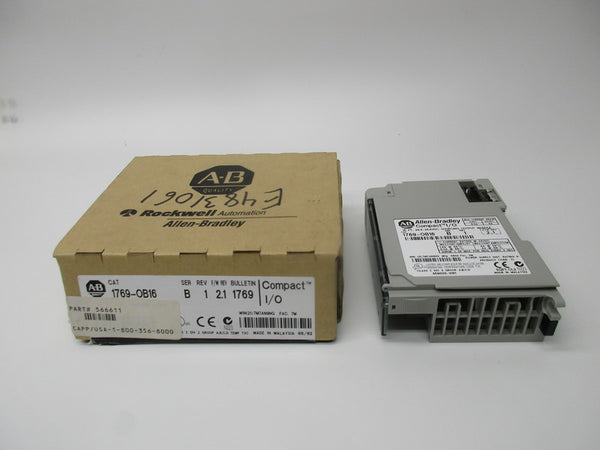 ALLEN BRADLEY 1769-OB16 SER. B F/W 2.1 NSMP