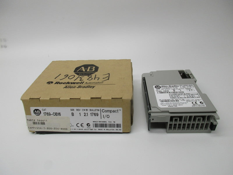 ALLEN BRADLEY 1769-OB16 SER. B F/W 2.1 NSMP