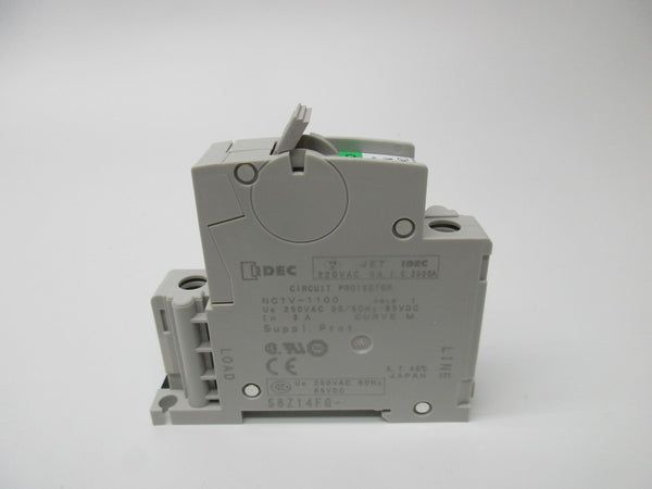 IDEC NC1V-1100-3AM CIRCUIT BREAKER 3A 250VAC NSMP