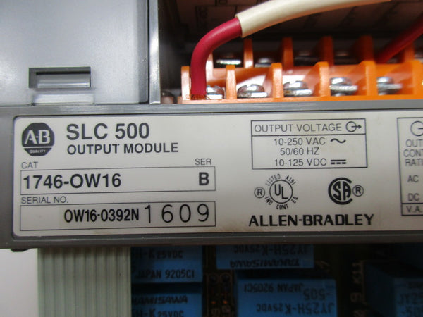 ALLEN BRADLEY 1746-OW16 SER. B  NSNP